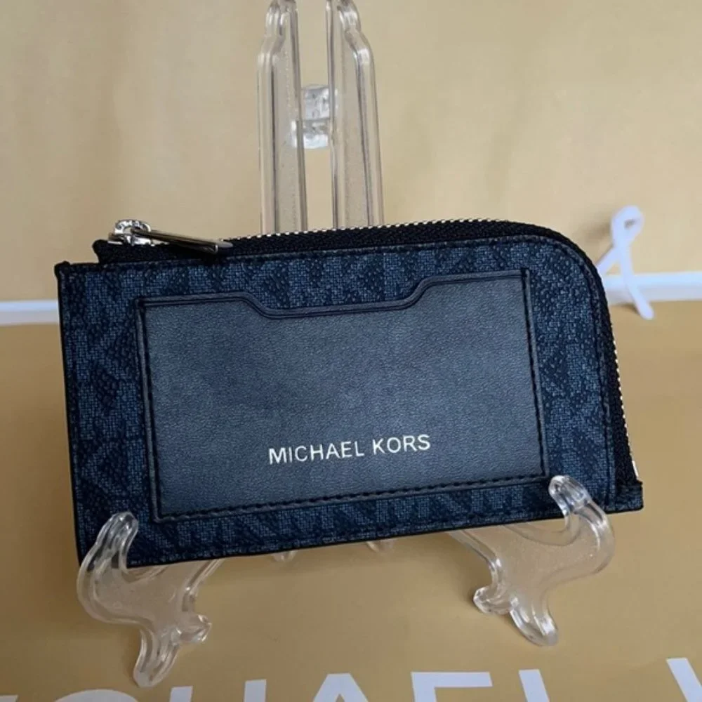 Michael Kors L Zip Mini Wallet Admiral NWT